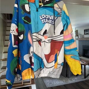 Members Only Kids Looney Tunes Colorful Raincoat